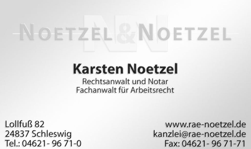 Visitenkarte Karsten Noetzel