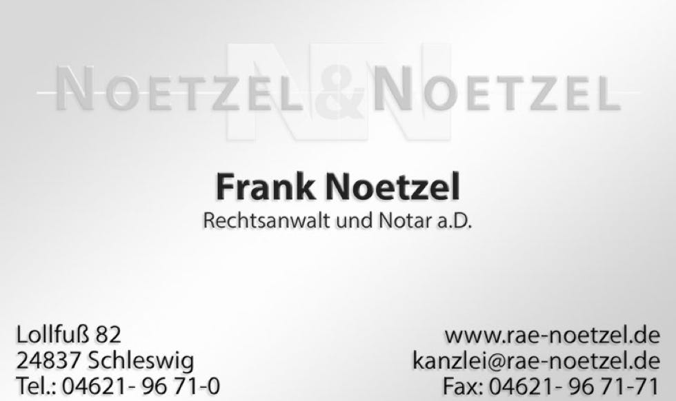 Visitenkarte Frank Noetzel